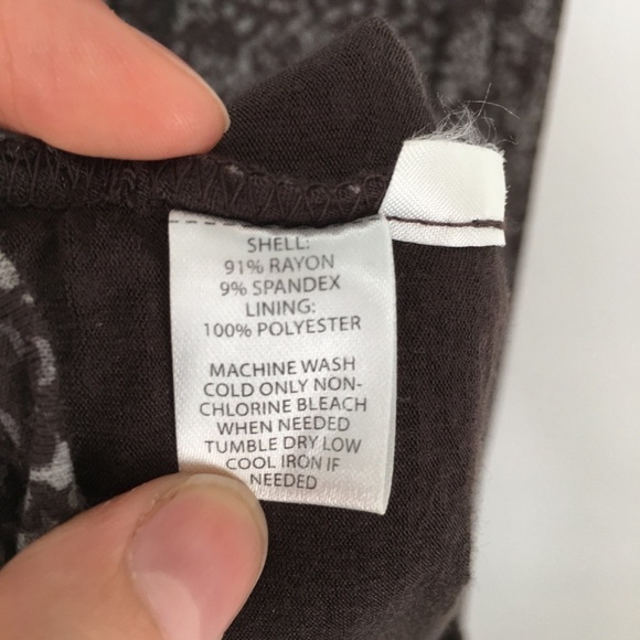 Loft Snakeskin Print Wrap Dress - Picture 9 of 9